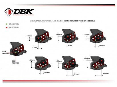 DBK Rearsets Adjustable Ducati Streetfighter V4/S 2025 - Adventure Parts