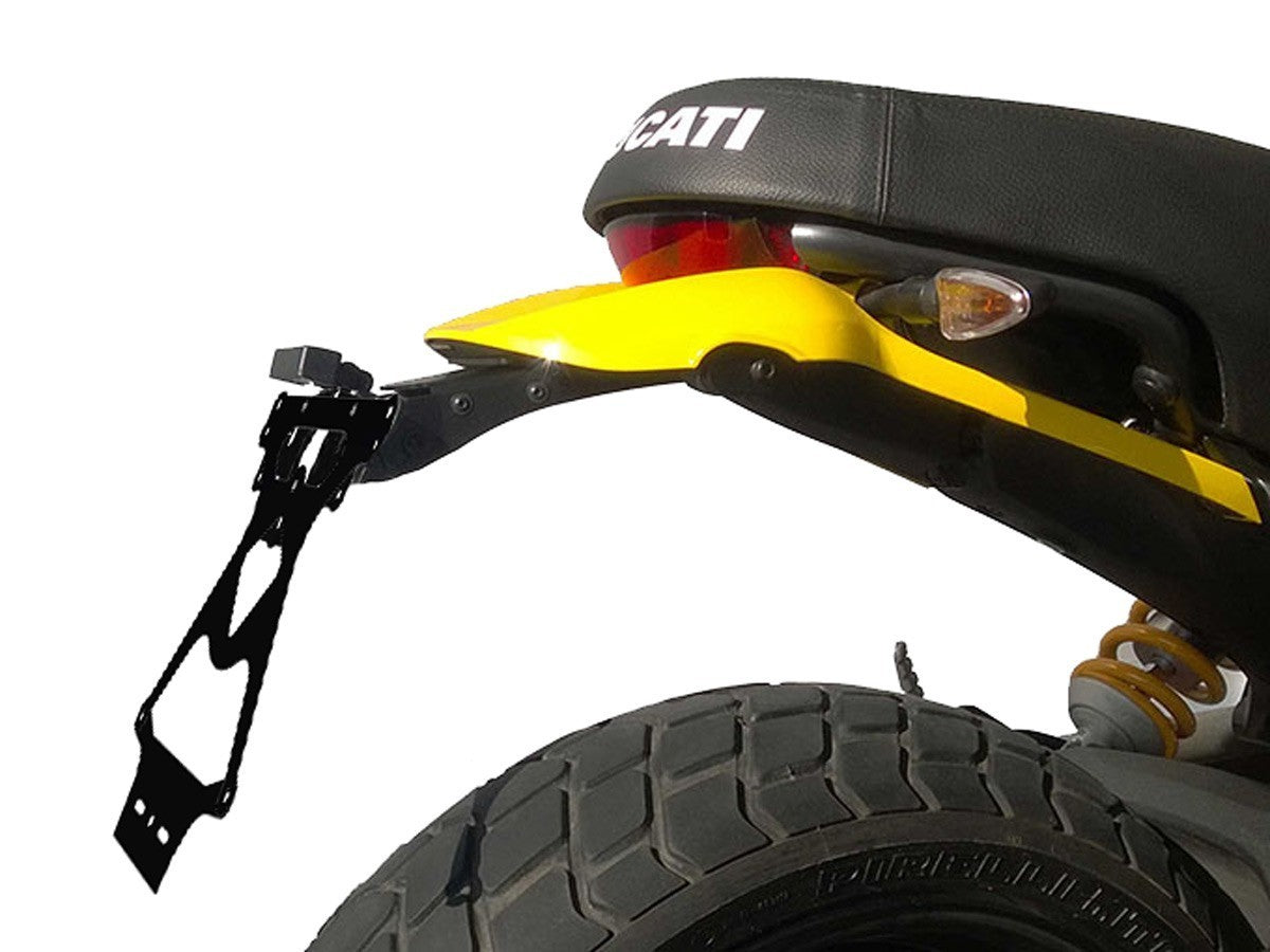 DBK Plate Holder License Adjustable Ducati Scrambler 2016-2020 - Adventure Parts
