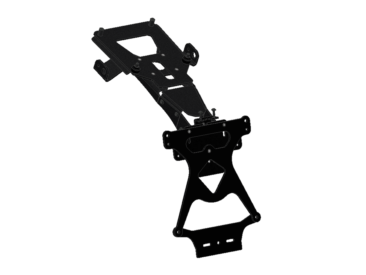 DBK Plate Holder License Adjustable Ducati Scrambler 2016-2020 - Adventure Parts