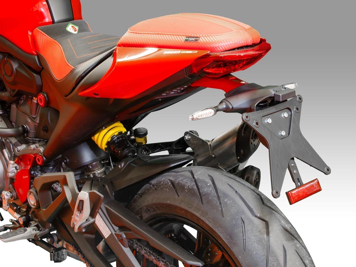 DBK Plate Holder License Ducati Monster 2021-2025 - Adventure Parts