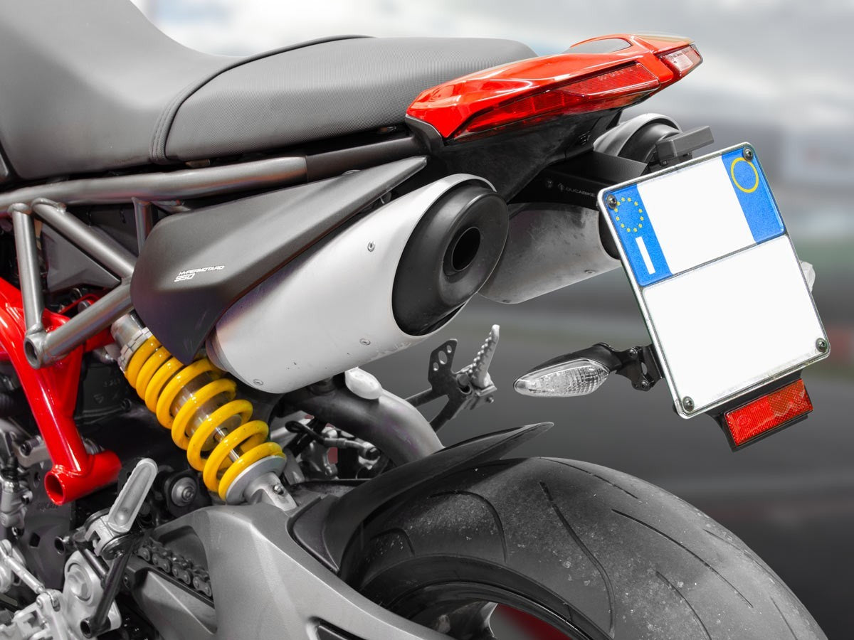DBK Plate Holder Adjustable License Ducati Hypermotard 950 2019-2025 - Adventure Parts