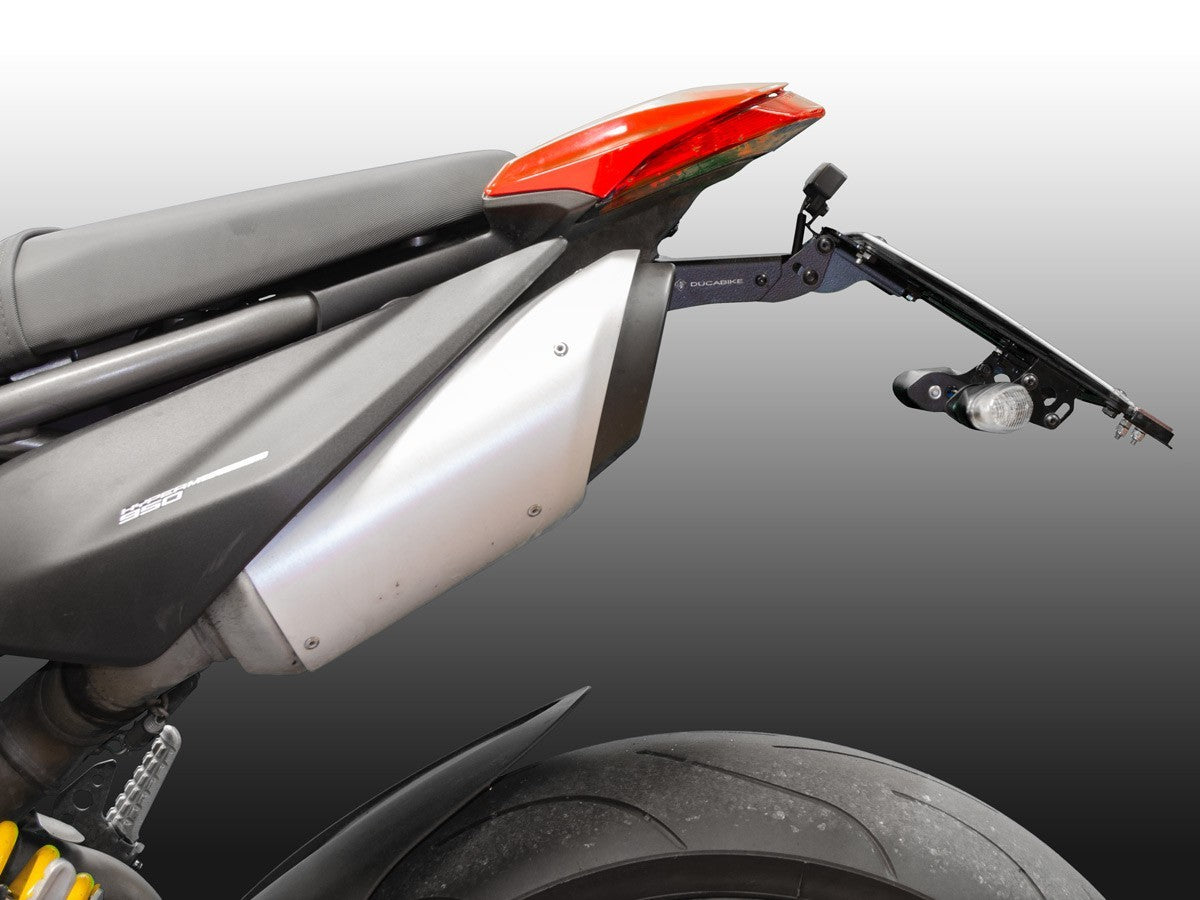 DBK Plate Holder Adjustable License Ducati Hypermotard 950 2019-2025 - Adventure Parts