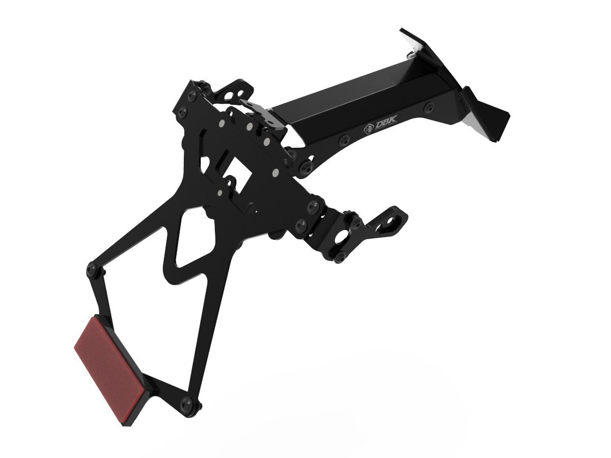 DBK Plate Holder Adjustable License Ducati Panigale 2018-2024 - Adventure Parts