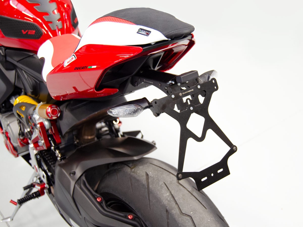 DBK Plate Holder Adjustable License Ducati Panigale 2018-2024 - Adventure Parts