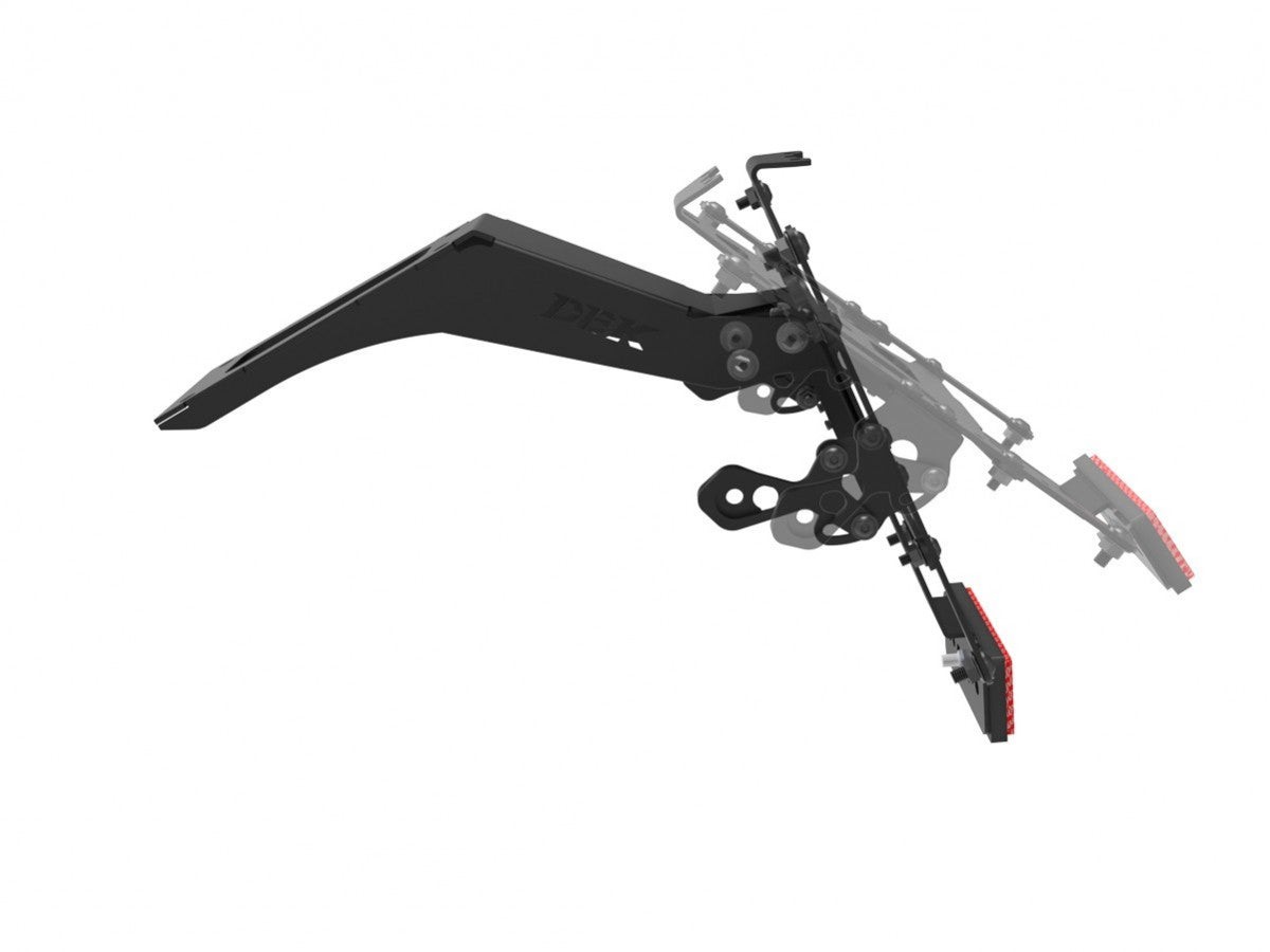 DBK Plate Holder Adjustable License Ducati Hypermotard 698 2024-2025