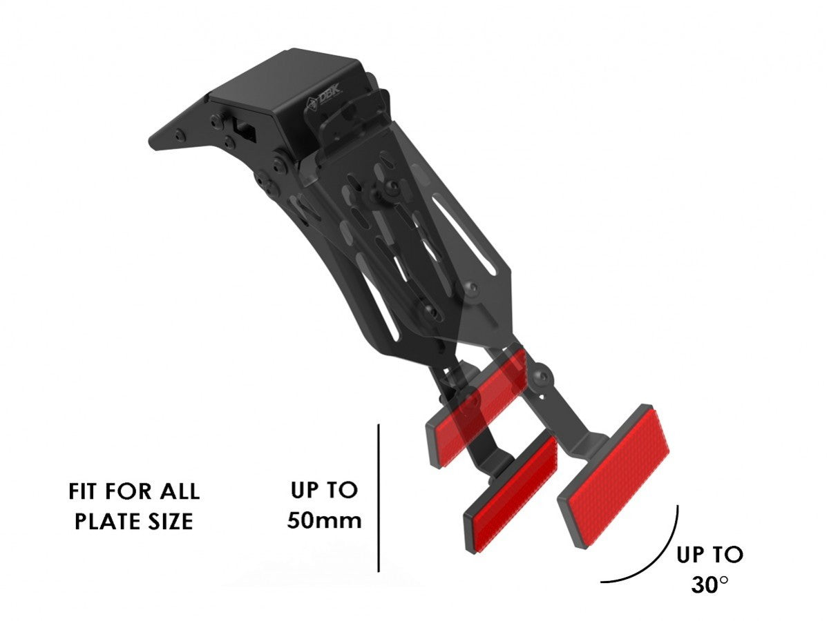 DBK Plate Holder Adjustable License KTM 990 Duke 2024-2025 - Adventure Parts