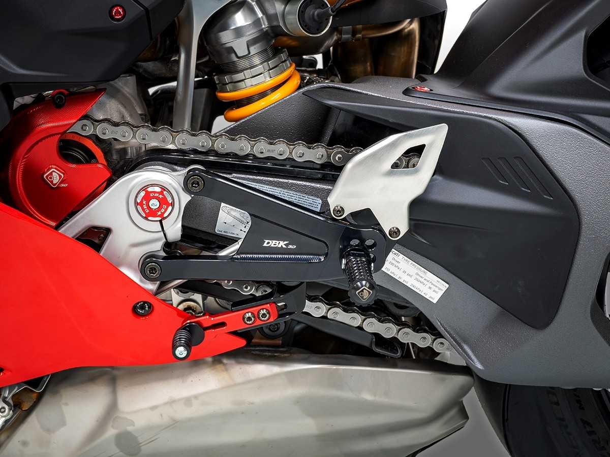 DBK Adjustable Sbk Rearsets Ducati Panigale V4 2025 - Adventure Parts