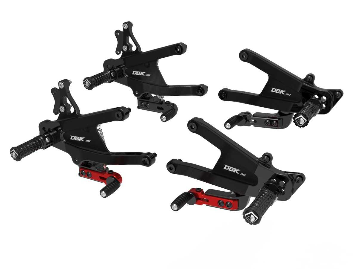 DBK Adjustable Sbk Rearsets Ducati Panigale V4 2025 - Adventure Parts