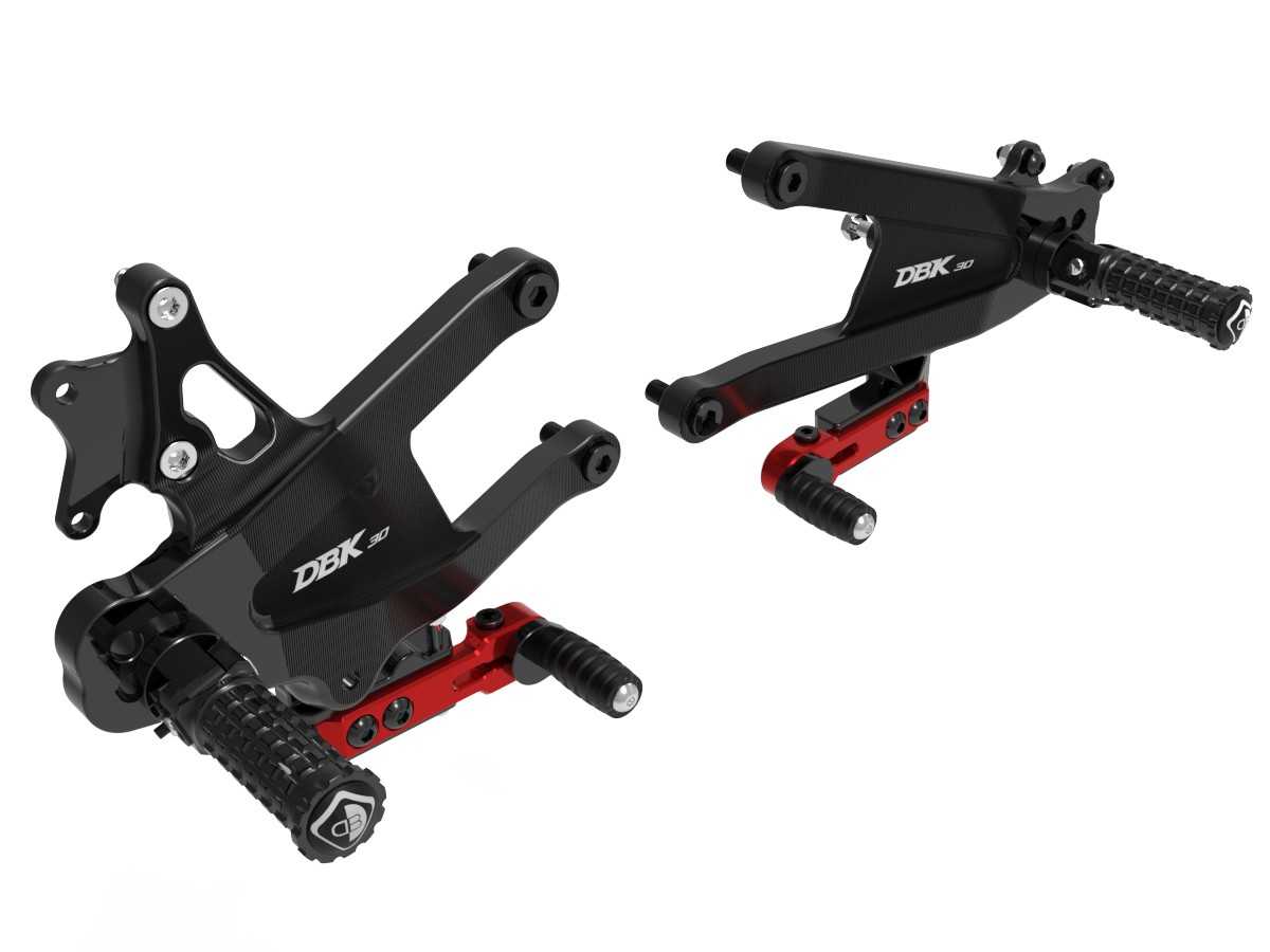 DBK Adjustable Sbk Rearsets Ducati Panigale V4 2025 - Adventure Parts