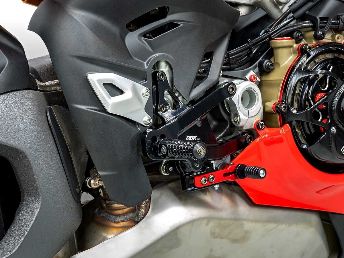 DBK Adjustable Sbk Rearsets Ducati Panigale V4 2025 - Adventure Parts