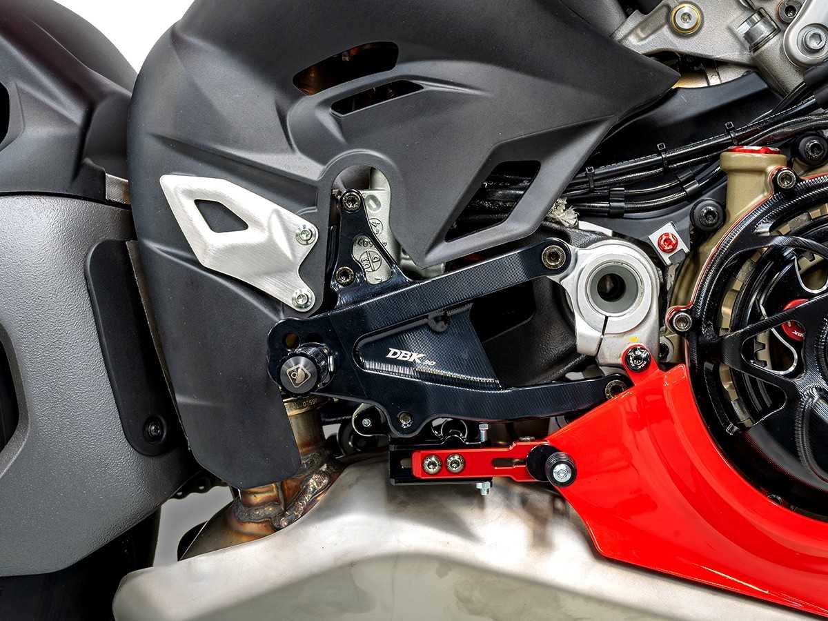 DBK Adjustable Sbk Rearsets Ducati Panigale V4 2025 - Adventure Parts