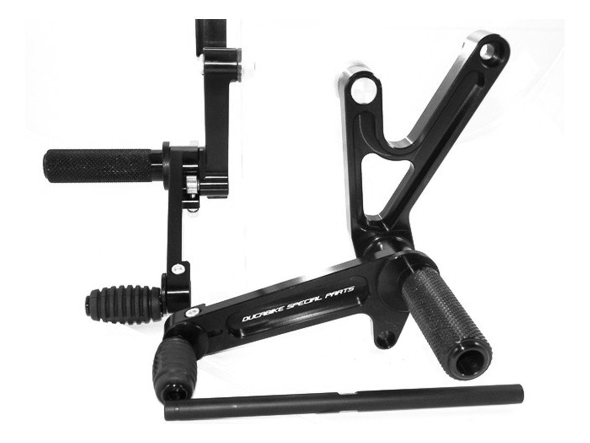 DBK Rearsets Pilot Adjustable Ducati Sport Touring ST 1997-2007 - Adventure Parts