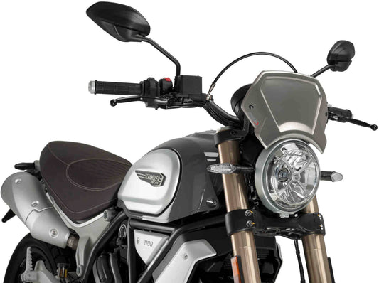 Puig Aluminum Front Plate Ducati Scrambler 1100/Desert Sled 2017-2024 - Adventure Parts
