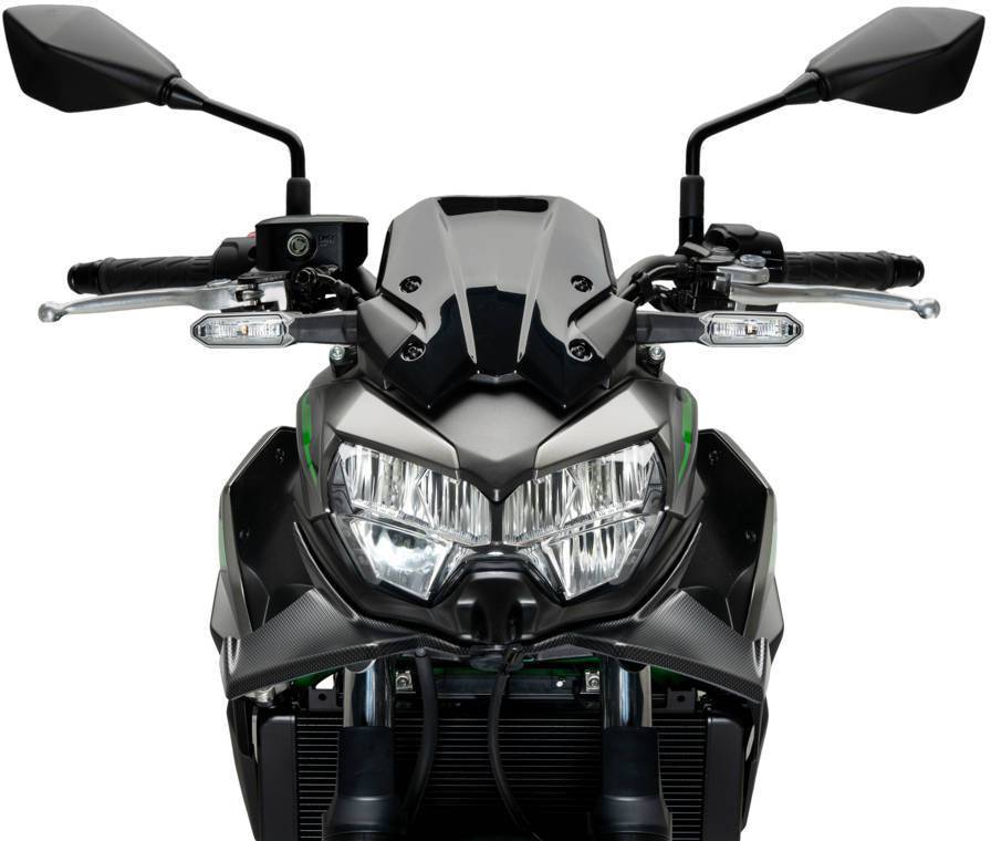 Puig Downforce Naked Front Spoiler Kawasaki Z650 2020-2025 - Adventure Parts