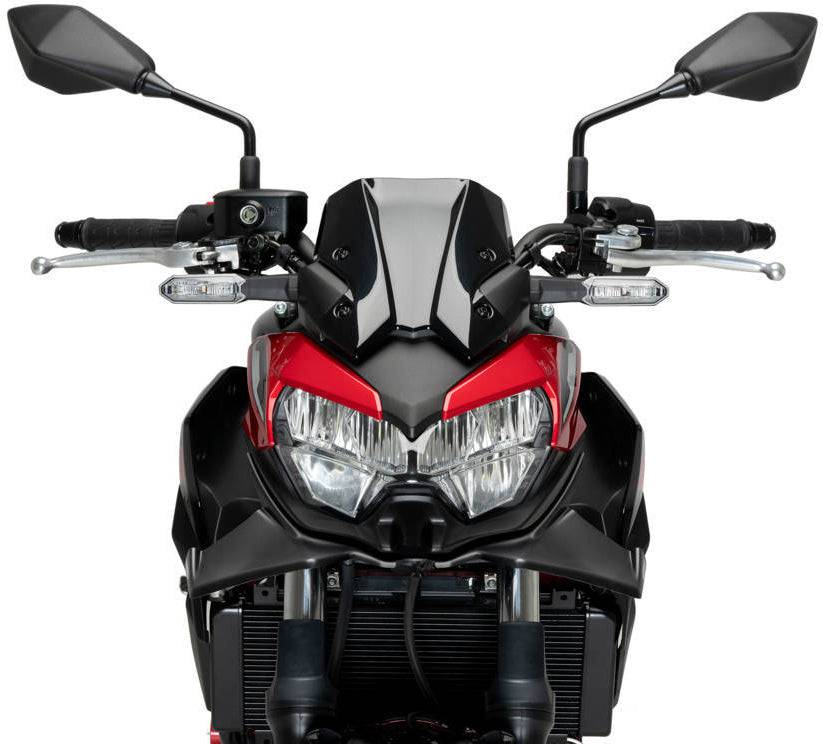 Puig Downforce Naked Front Spoiler Kawasaki Z650 2020-2025 - Adventure Parts
