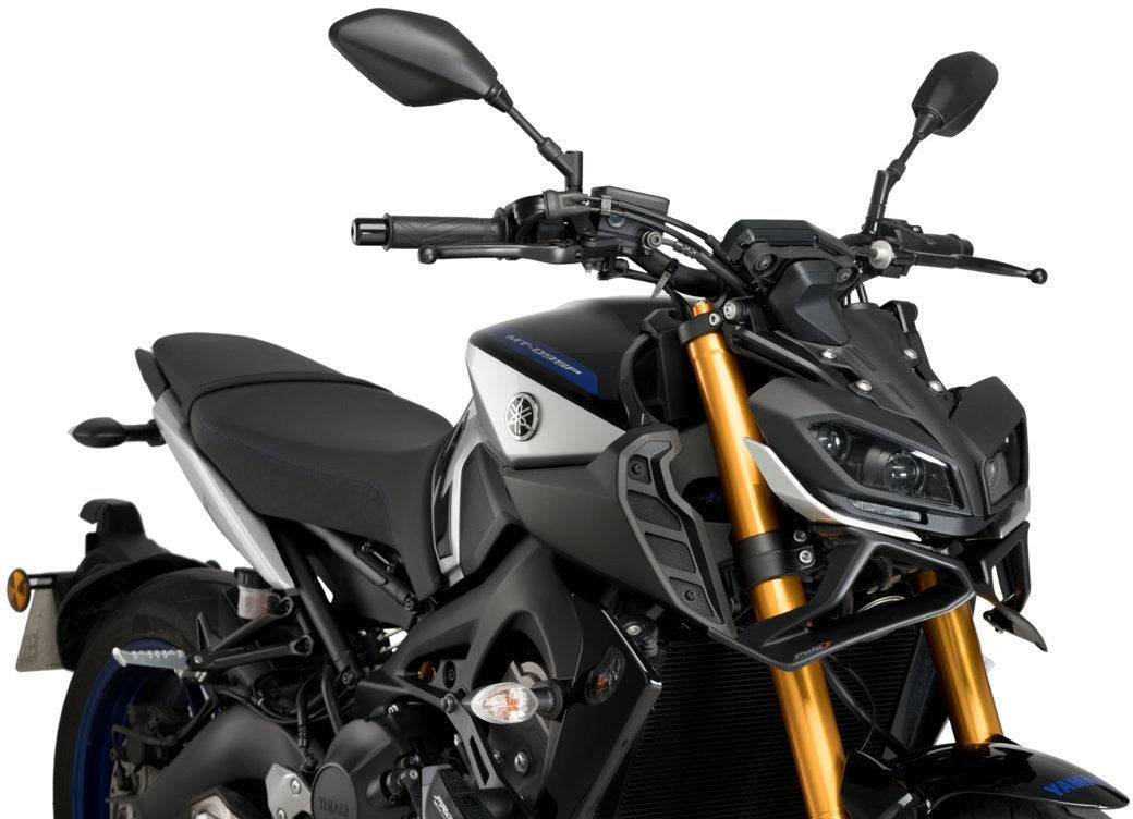 Puig Downforce Naked Front Spoilers Yamaha MT-09 2017-2020 - Adventure Parts