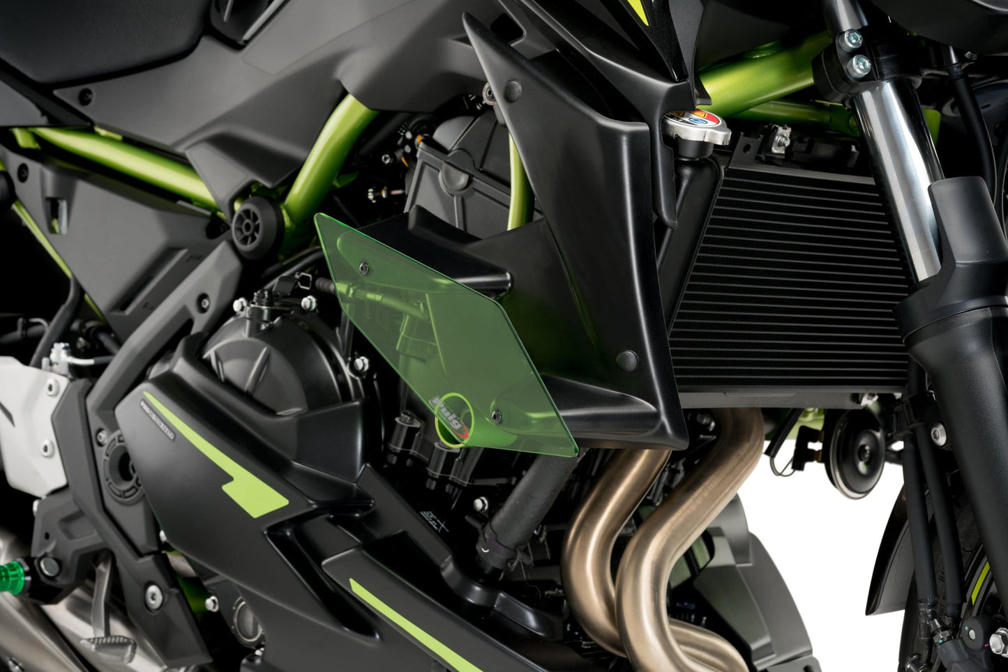 Puig Downforce Naked Side Spoilers Kawasaki Z650 2020-2025
