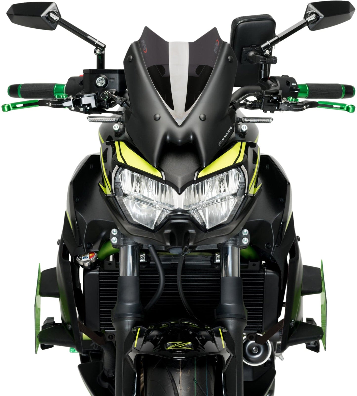 Puig Downforce Naked Side Spoilers Kawasaki Z650 2020-2025