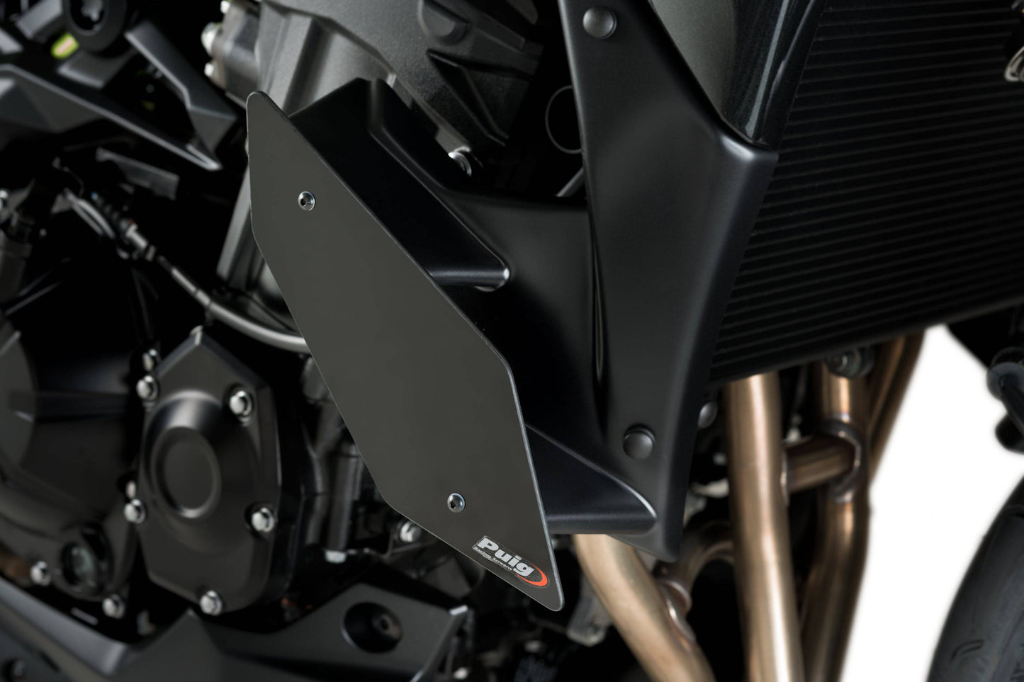 Puig Downforce Naked Side Spoilers Kawasaki Z900 2020-2024 - Adventure Parts