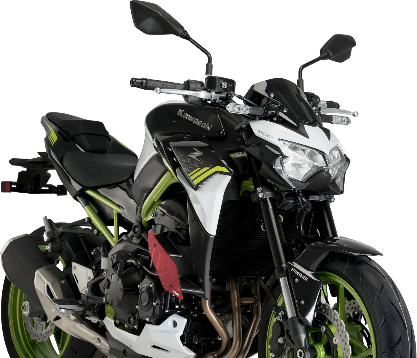 Puig Downforce Naked Side Spoilers Kawasaki Z900 2020-2024 - Adventure Parts