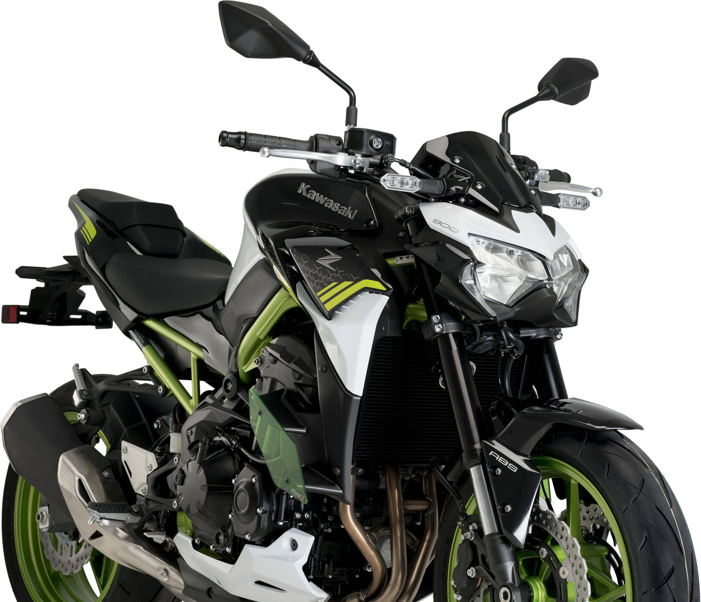 Puig Downforce Naked Side Spoilers Kawasaki Z900 2020-2024 - Adventure Parts