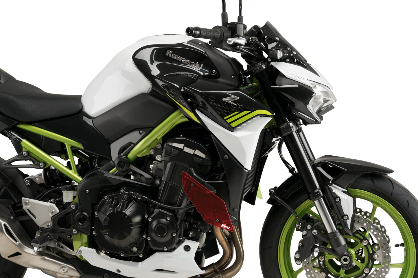 Puig Downforce Naked Side Spoilers Kawasaki Z900 2020-2024 - Adventure Parts