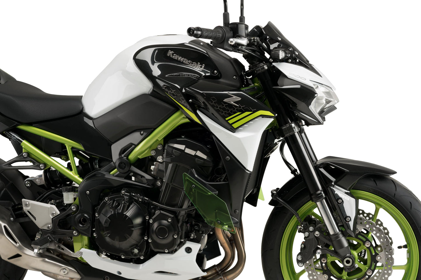 Puig Downforce Naked Side Spoilers Kawasaki Z900 2020-2024 - Adventure Parts