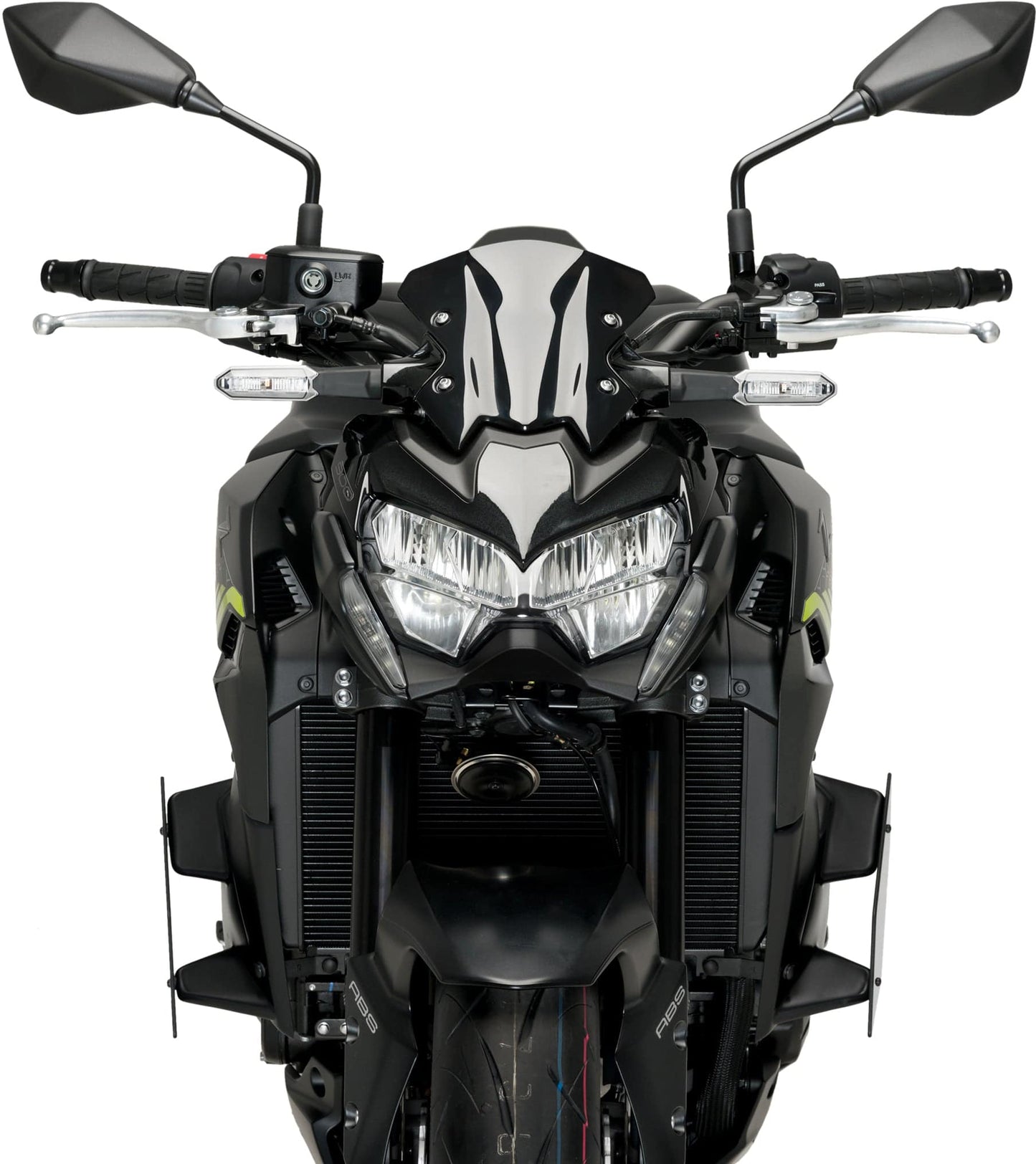 Puig Downforce Naked Side Spoilers Kawasaki Z900 2020-2024 - Adventure Parts
