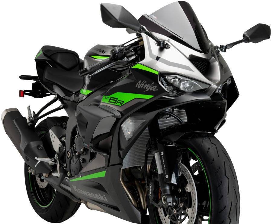 Puig Downforce Race Side Spoilers Kawasaki Ninja ZX-6R 2024-2025