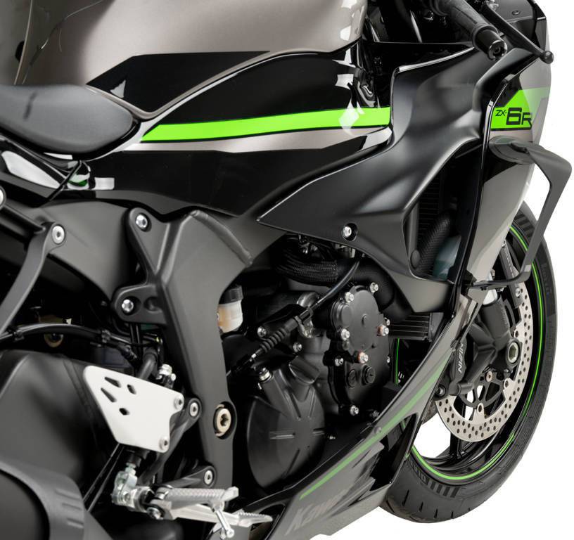 Puig Downforce Race Side Spoilers Kawasaki Ninja ZX-6R 2024-2025 - Adventure Parts