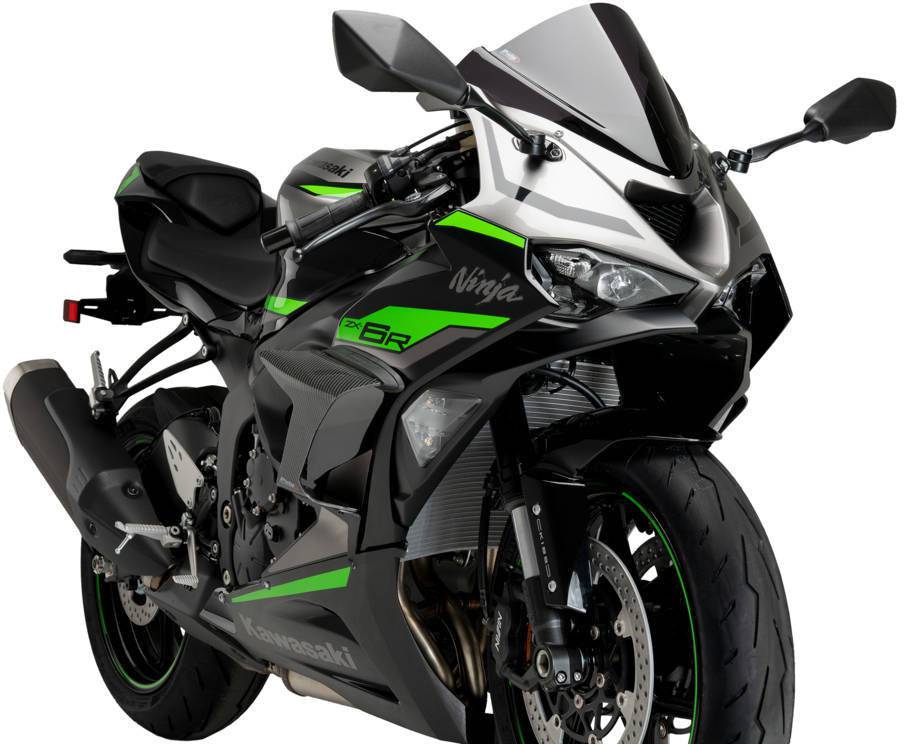 Puig Downforce Race Side Spoilers Kawasaki Ninja ZX-6R 2024-2025 - Adventure Parts