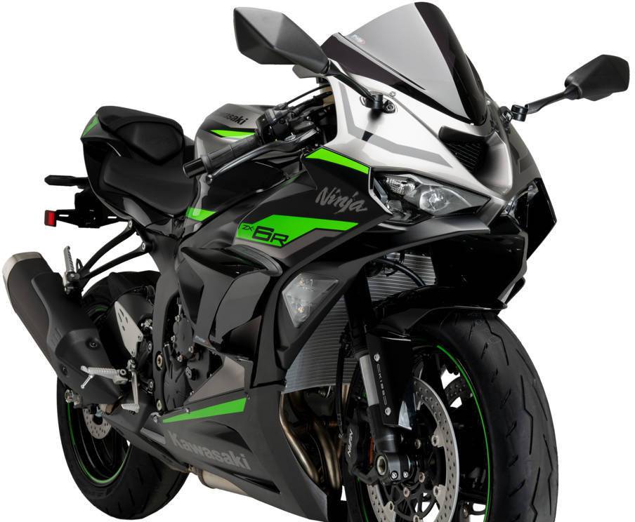 Puig Downforce Race Side Spoilers Kawasaki Ninja ZX-6R 2024-2025 - Adventure Parts