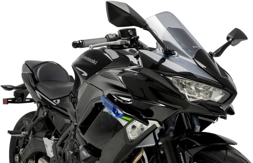 Puig Downforce Sport Side Spoilers Kawasaki Ninja 650 2020-2025 - Adventure Parts