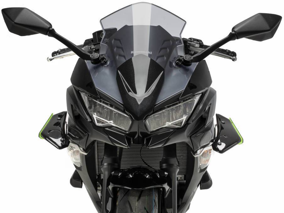 Puig Downforce Sport Side Spoilers Kawasaki Ninja 650 2020-2025 - Adventure Parts