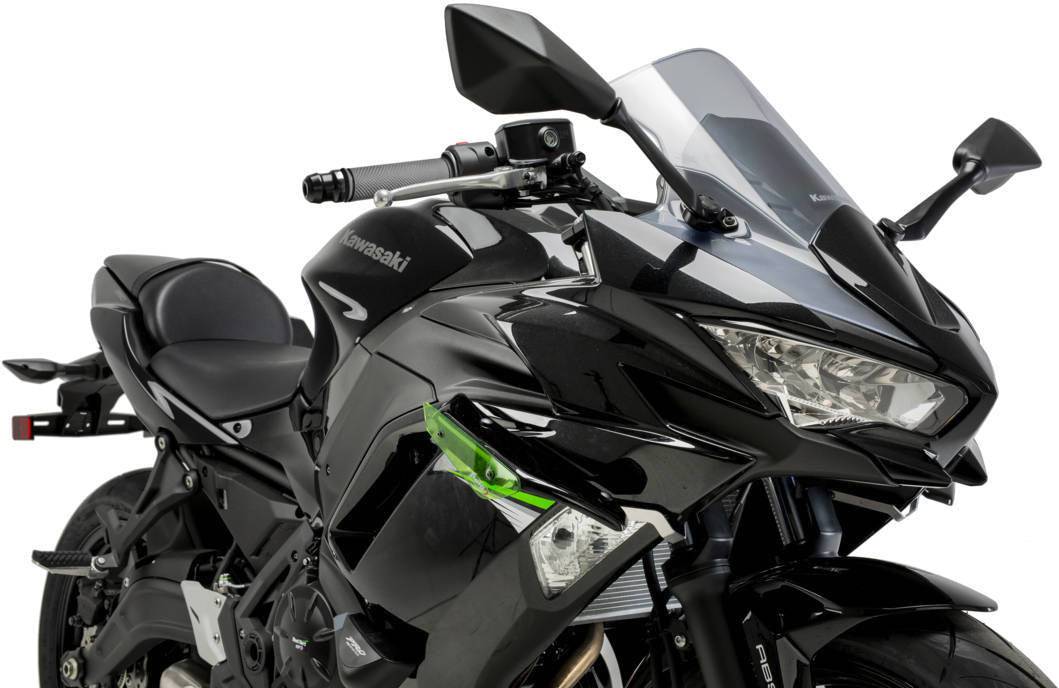 Puig Downforce Sport Side Spoilers Kawasaki Ninja 650 2020-2025 - Adventure Parts