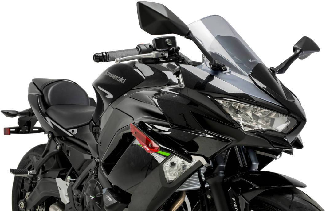 Puig Downforce Sport Side Spoilers Kawasaki Ninja 650 2020-2025 - Adventure Parts