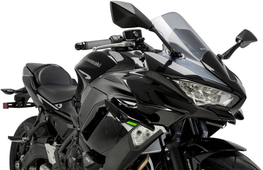 Puig Downforce Sport Side Spoilers Kawasaki Ninja 650 2020-2025 - Adventure Parts