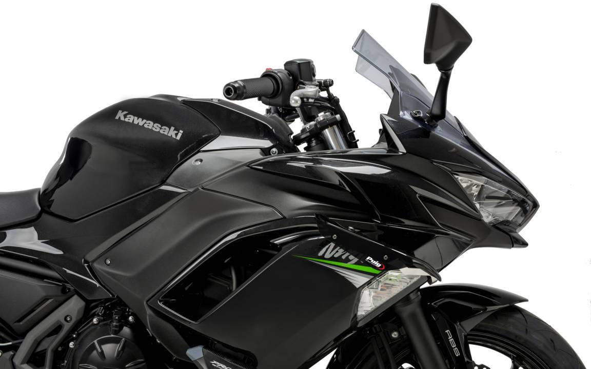 Puig Downforce Sport Side Spoilers Kawasaki Ninja 650 2020-2025 - Adventure Parts