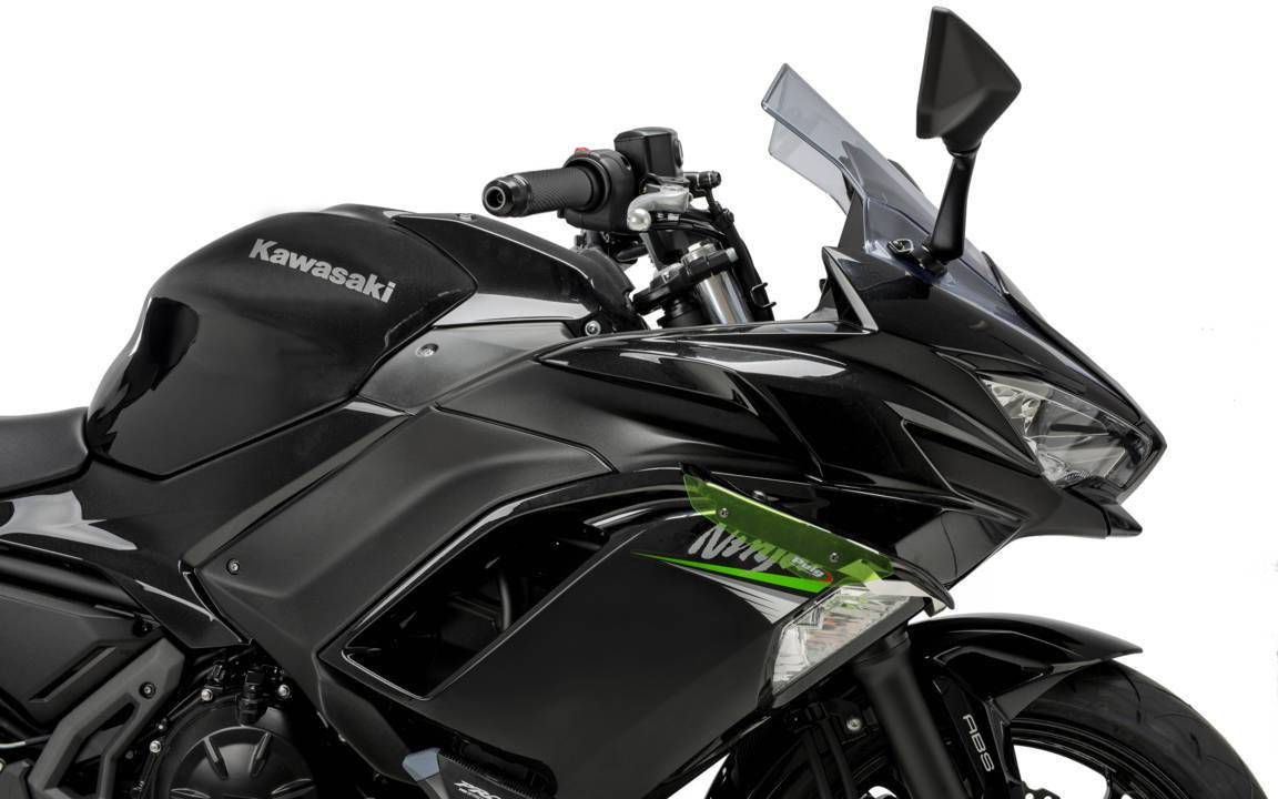 Puig Downforce Sport Side Spoilers Kawasaki Ninja 650 2020-2025 - Adventure Parts
