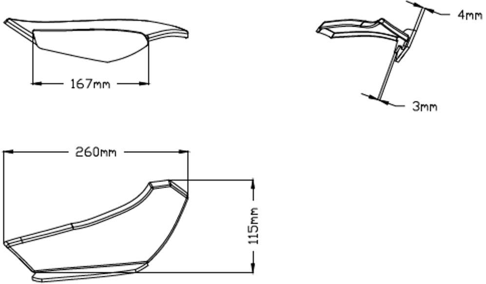 Puig Downforce Sport Side Spoilers Kawasaki Ninja 650 2020-2025 - Adventure Parts