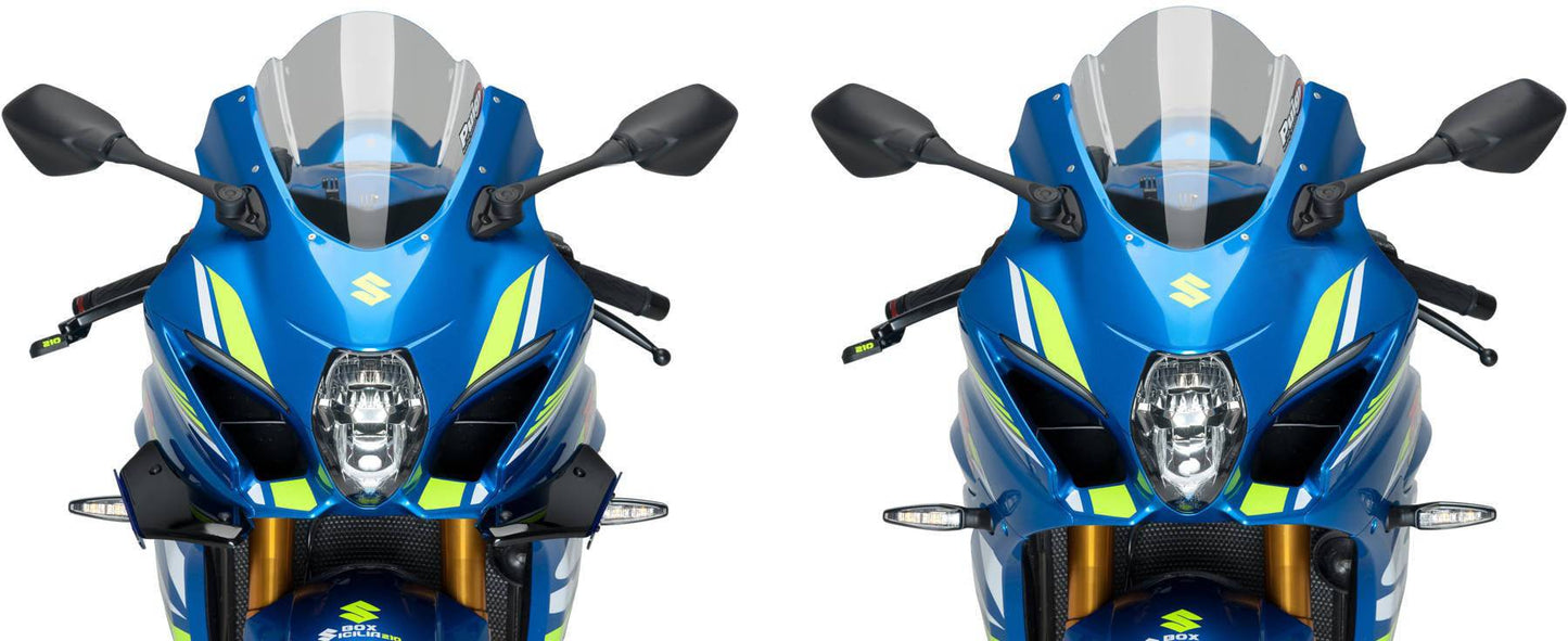 Puig Downforce Sport Side Spoilers Suzuki GSXR1000 GSX-R1000 2017-2025 - Adventure Parts