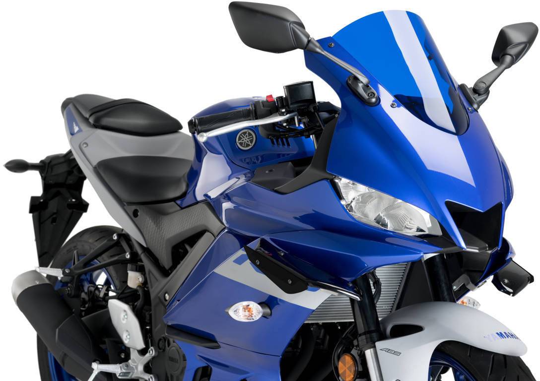 Puig Downforce Sport Side Spoilers Yamaha YZF-R3 2019-2024 - Adventure Parts