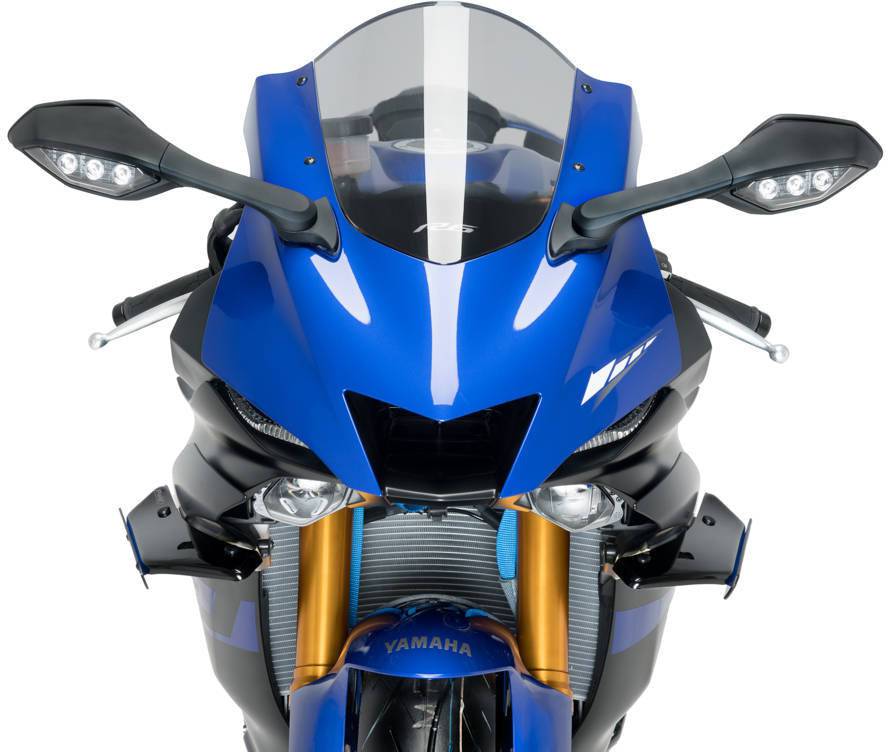 Puig Downforce Sport Side Spoilers Yamaha YZF-R6 2017-2020, R6 Race 2022-2024 - Adventure Parts