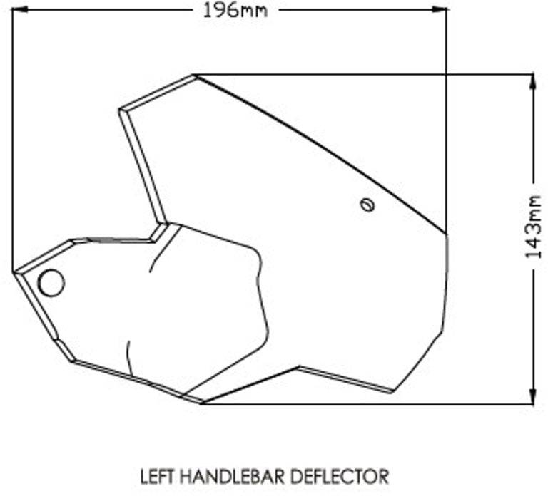 Puig Handlebar Deflectors BMW F750GS F800GS F850GS 2018-2024 - Adventure Parts