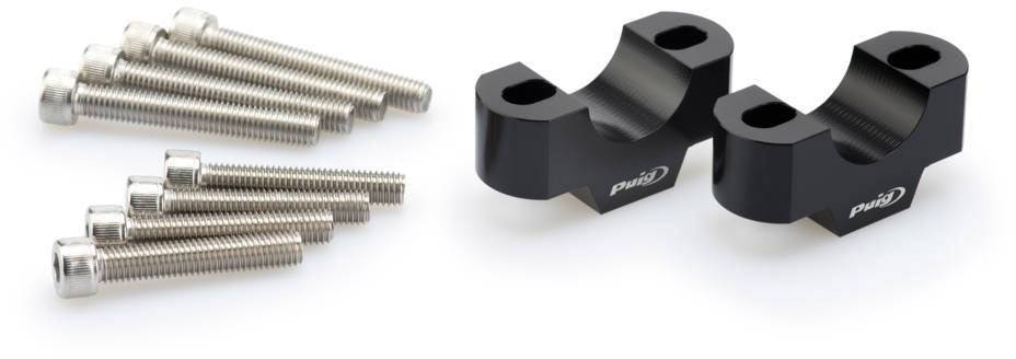 Puig Handlebar Risers Benelli TRK 702/X 2023-2025 - Adventure Parts