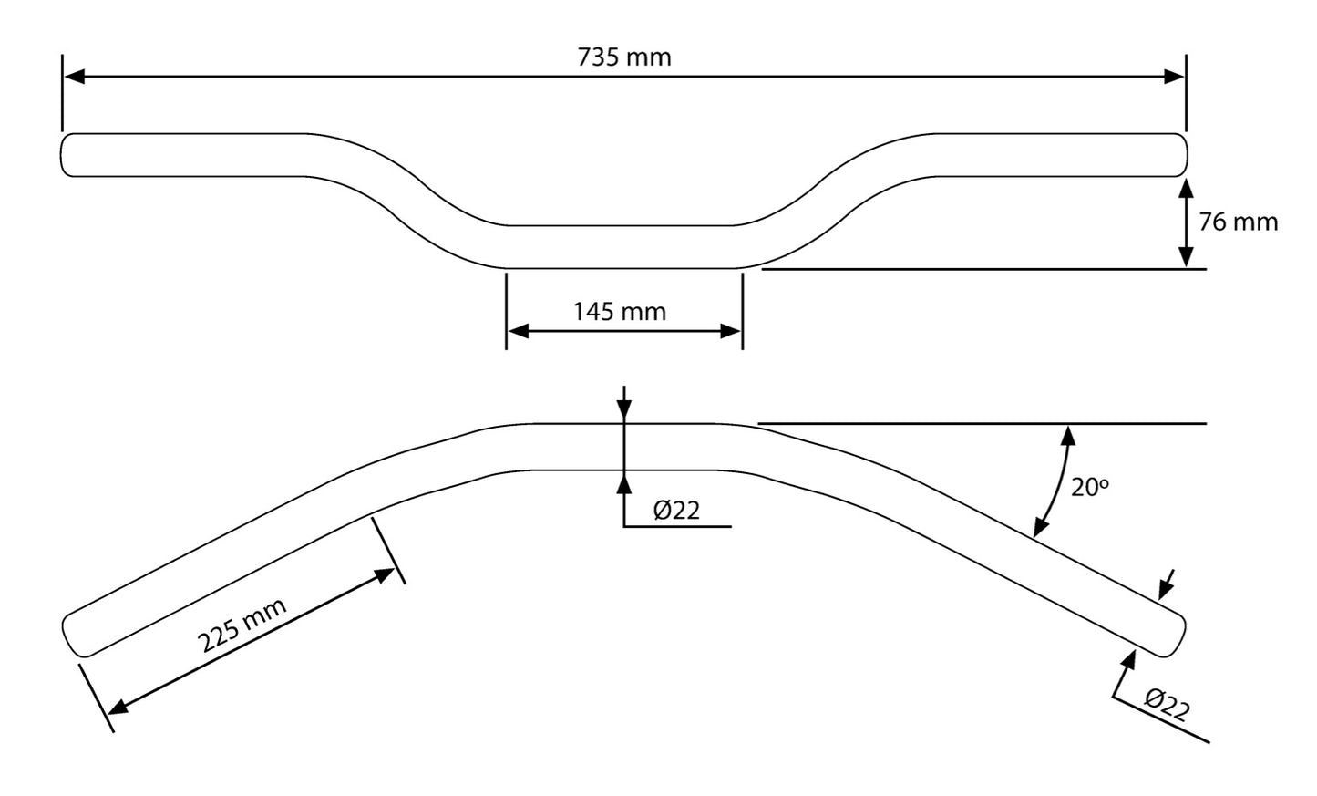 Puig Hi-tech Handlebar DUCATI 1098 1994-2025