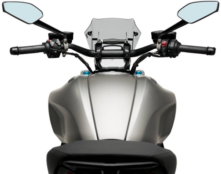 Puig New Generation Adjustable Sport Windscreen Ducati Diavel 1260 2019-2023 - Adventure Parts