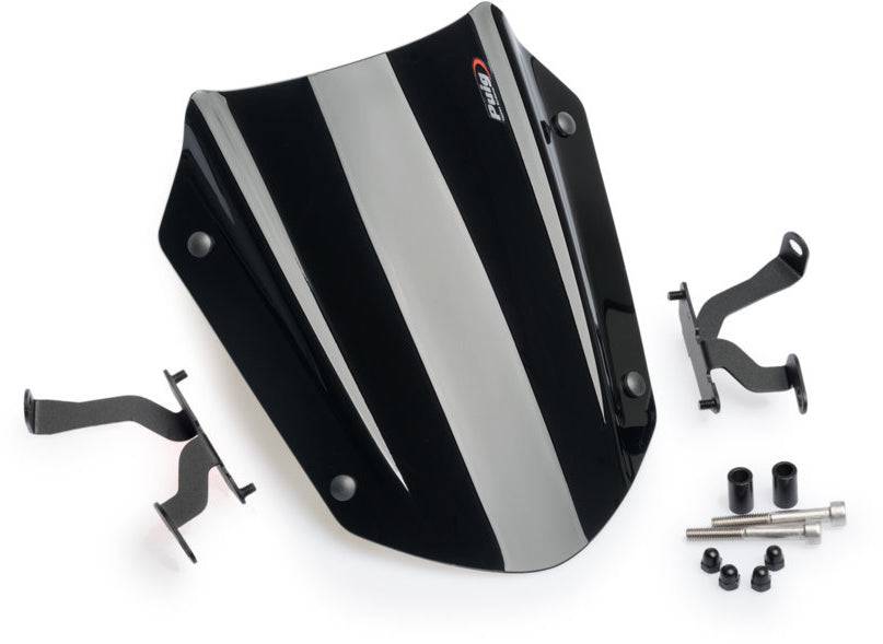 Puig New Generation Adjustable Sport Windscreen Ducati Diavel 1260 2019-2023 - Adventure Parts
