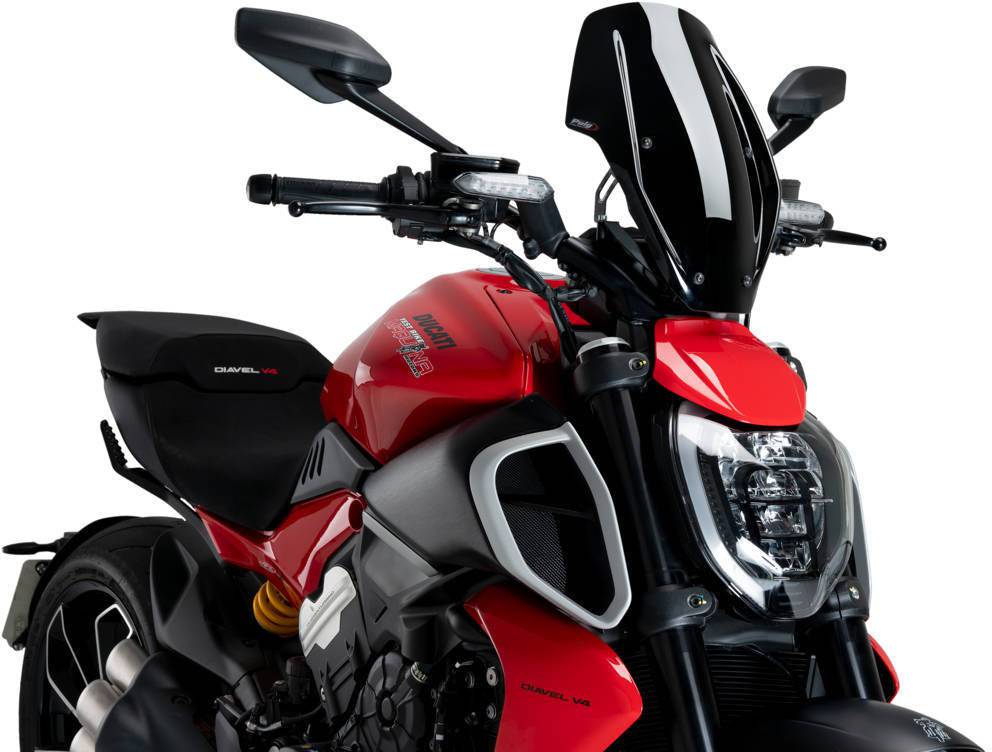 Puig New Generation Adjustable Windscreen Ducati Diavel V4 2024-2025