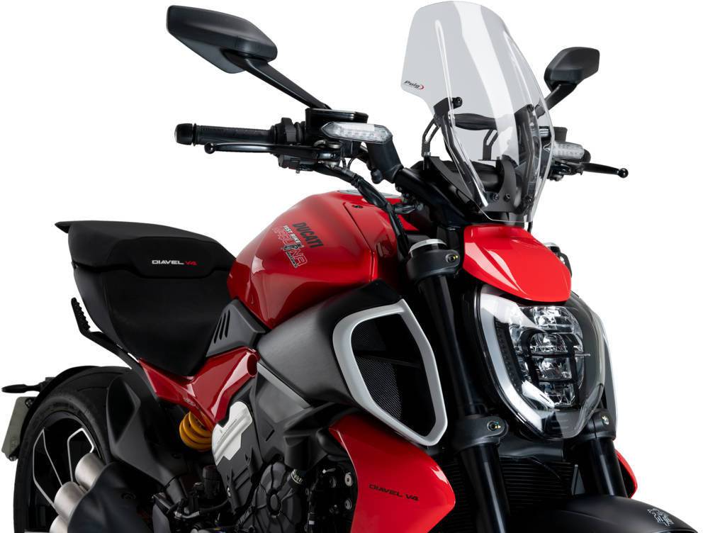 Puig New Generation Adjustable Windscreen Ducati Diavel V4 2024-2025